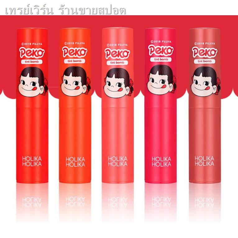 ●ลิปทิ้นท์สุดน่ารัก Holika Holika X Peko Chan Water Drop Tint Bomb 2.5g.