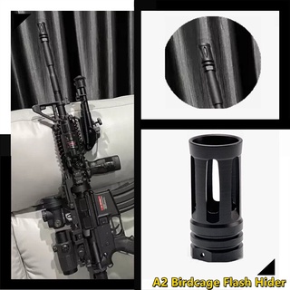 ปลอกลดแสงทรงเดิม m4 Knight metal firecap for gel blasters 14MM CCW ด้ายเหล็ก ไม่มีฟังก์ชั่น Muzzle อุปกรณ์สำหรับ