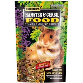 อาหารหนูบัดดี้ BUDDY HAMSTER &amp; GERBIL บัดดี้ อาหารแฮมเตอร์ อาหารหนูเจอร์บิล 1.25 ปอนด์