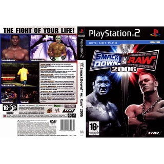 แผ่นเกมส์ PS2 WWE SmackDown! vs. Raw 2006    คุณภาพ ส่งไว (DVD)