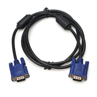 VGA Cable สายยาว 1.5 เมตร M/M (หัวสีน้ำเงิน/สายสีดำ)