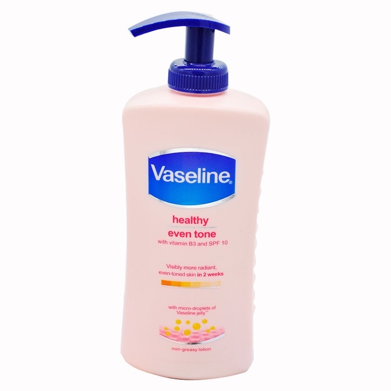 วาสลีน โลชั่นบำรุงผิว Vaseline Healthy Even Tone With Vitamin B3 And SPF 10 400 ml หัวเชื้อ วาสลีน