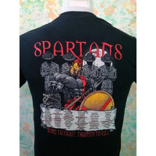 เสื้อ SPARTANS ลายหลังเดือดๆ สายวินเทจ ป้าย GILDAN