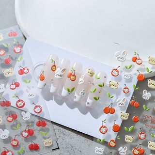 [SESAME] สติกเกอร์ ลายนูน สําหรับติดตกแต่งเล็บ Mn Co-Branded Series