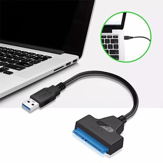 ATA 3 สาย SATA ถึง USB Adapter 6Gbps สำหรับ 2.5 นิ้วภายนอก SSD ฮาร์ดดิสก์ไดรฟ์ SATA 22 พิน III สาย