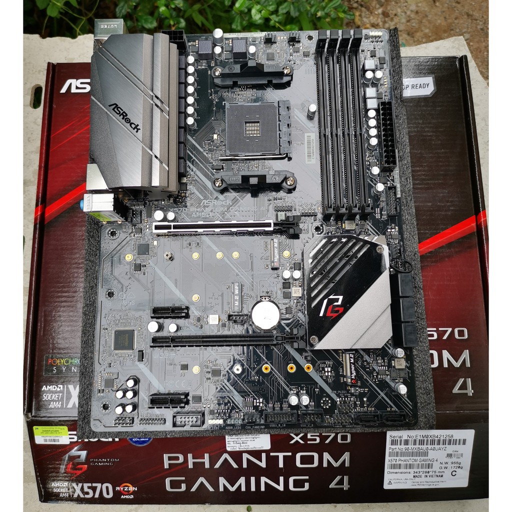 ASROCK X570 PHANTOM GAMING 4 (AM4) มือ2