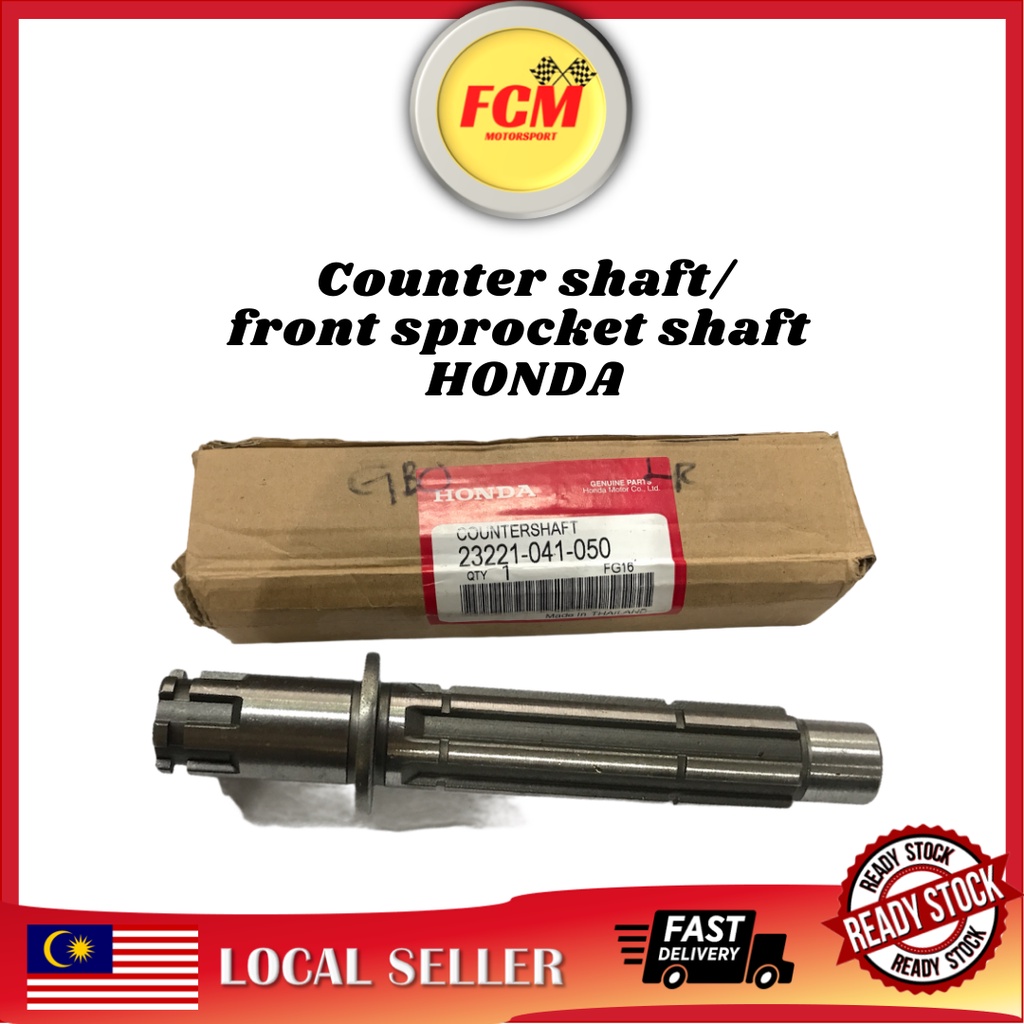 เพลาเคาน์เตอร์/เพลาสเตอร์หน้า honda ex5/dream/wave100/wave125/Gbo/C70/GB1/Gb6/Wave110/Rs150/Raider H