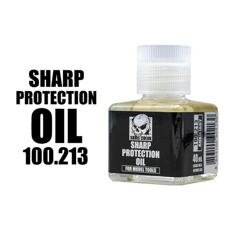 [ZEON PLAMO] 100.213 น้ำมันกันสนิม น้ำมันทากันสนิม Sharp Protection Oil 100013 SKULL COLOR
