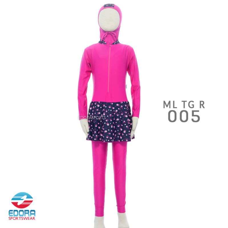 มุสลิม Girls & 39; ชุดว่ายน้ํา Syar & 39;i Edora กีฬา ML TG R 005 - Girls & 39; ชุดว่ายน้ํา