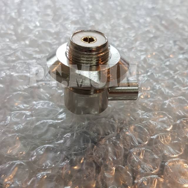 UHF PL หญิง ELBOW 90 DEGREE GM500 คอสั้นประเภท RG58 RG142D BELDEN8219 คุณภาพดี MADE IN TAIWAN RFcom 