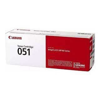 Canon Cartridge-051 Black ตลับหมึกโทนเนอร์ สีดำ แท้รับประกันศูนย์