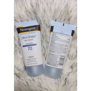 Neutrogena Ultra Sheer Dry-Touch Sunscreen Lotion with Broad Spectrum SPF 70 (147ml)