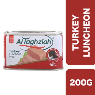 Al Taghziah Turkey Luncheon 200g ++ อัล แทกเซียห์ ลันช์เชนไก่งวงกระป๋องพร้อมทาน 200 กรัม