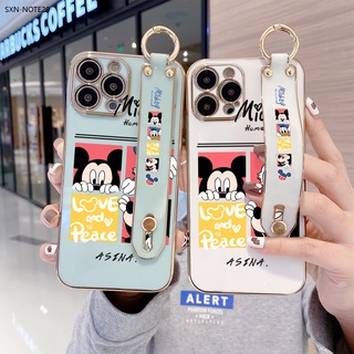 Compatible With Samsung Galaxy Note 20 10 Lite Plus Ultra เคสซัมซุง สำหรับ สายรัดข้อมือ Case Mouse เคส เคสโทรศัพท์ เคสมือถือ เคสนิ่ม