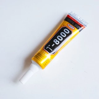 กาวอเนกประสงค์สีใส T 8000 สามารถใช้กับอุปกรณ์ได้หลากหลายเนื้อกาวสีใสแห้งไวติดแน่นทนทานเหมาะกับงานประดิษฐ์และงานซ่อมแซม