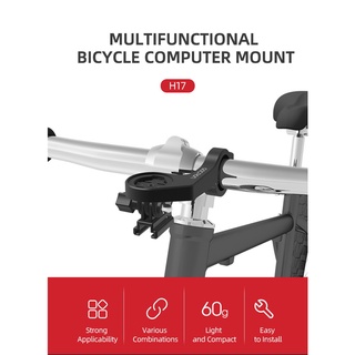 Gaciron H17 Multifunctional Bicycle Computer mount ชุดขาจับชนิด Bar Fly รองรับ Garmin, Gopro และไฟของ Gaciron