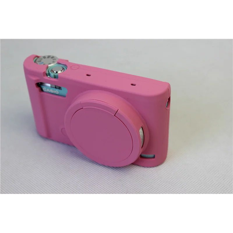 เคสกันกระแทกกล้อง SILICONE CASE FOR CASIO ZR3500/ZR5000 PINK