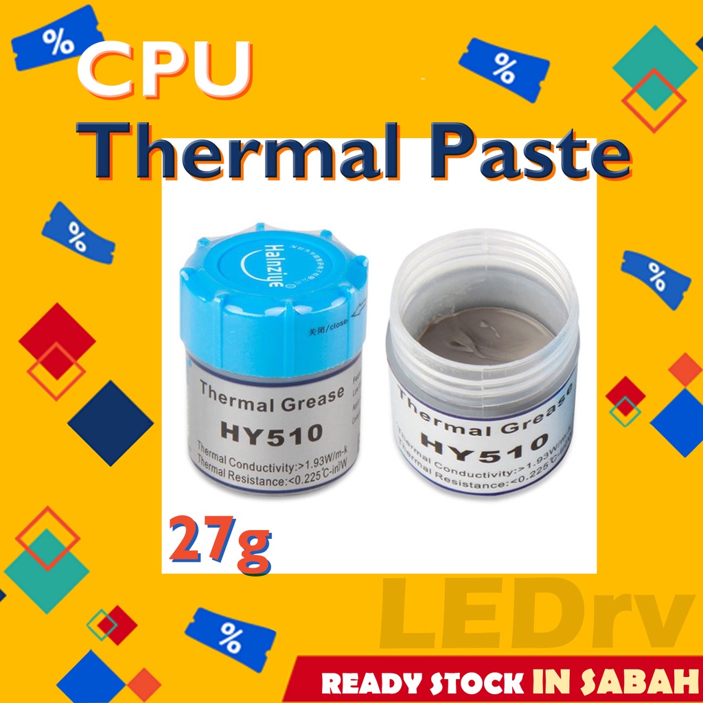 CPU Thermal Paste / Thermal Grease / Compound Paste การนําความร้อนสําหรับ CPU Heat Sink