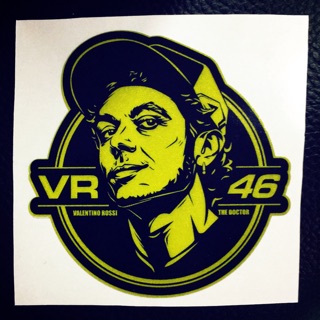 สติ๊กเกอร์ Sticker vr46 rossi มอเตอร์ไซค์ บิ๊กไบค์แต่ง