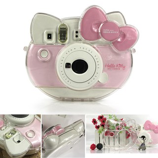 เคสกระเป๋าใสสำหรับเคสคริสตัลลาย สําหรับกล้อง Fujifilm Instax Mini Hello Kitty