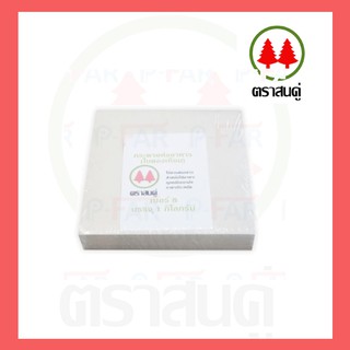 กระดาษห่ออาหาร ฟู้ดเกรด Food Grade กระดาษโรตี 8x8 นิ้ว FP0015