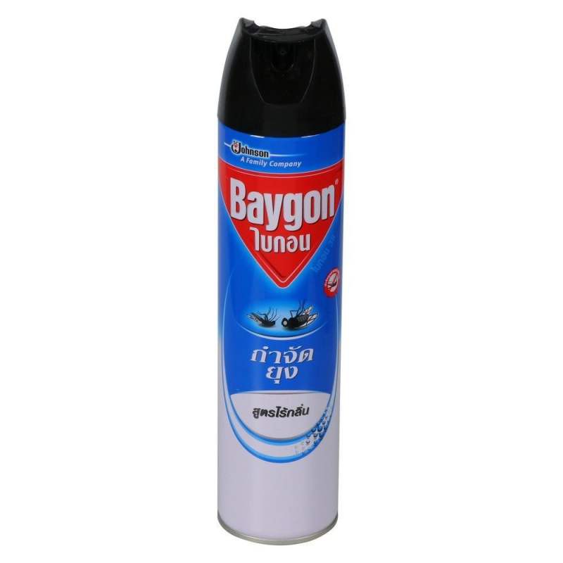 สเปรย์กำจัดยุง BAYGON ไร้กลิ่น 600 มล. Mosquito spray BAYGON odorless 600 ml.