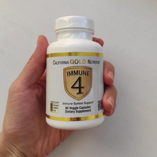 🇺🇸Pre order🔥California Gold Nutrition, Immune 4, Immune System Support, 60 Veggie Capsules