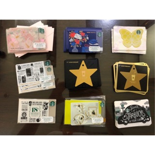 Starbucks Korea card การ์ดเกาหลี สำหรับสะสม