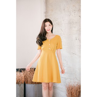 276002	Koki Tam Dress สีเหลือง