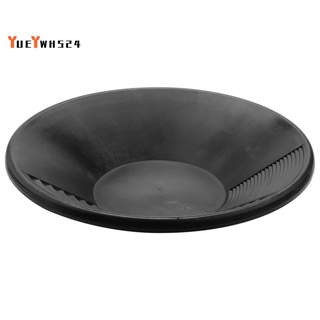 Black Plastic Gold Pan Basin Nugget Mining Dredging Prospecting for Sand Gold Mining Manual Wash Gold Panning Equipment