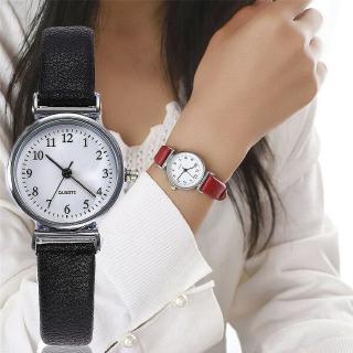 ราคานาฬิกาข้อมือควอทซ์ สายหนัง PU กันน้ำ สำหรับผู้หญิง