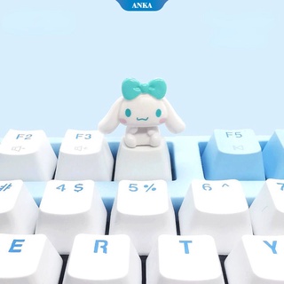 Cinnamoroll สุนัข backlit น่ารักคีย์บอร์ด PBT keycap ESC key DIY เหมาะสำหรับเดี่ยว 61/87/104/108 คีย์