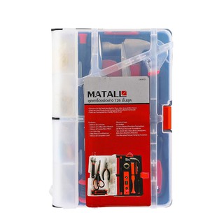 ชุดเครื่องมือช่าง 126 ชิ้น/ชุด Hand tools สีแดง-ดำ HAND TOOL SET 126 EA/SET RED-BLACK