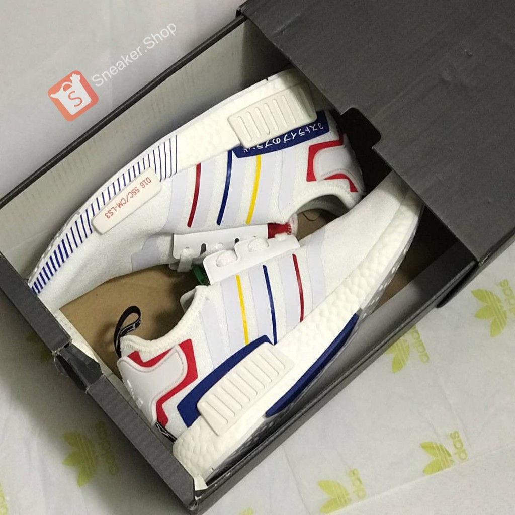 รองเท้า Adidas NMD Boost R1 "Olympic Pack" ✅มีเก็บเงินปลายทาง MD4