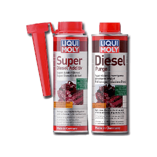 [โค้ด OILS125 ลด฿125] LIQUI MOLY น้ำยาล้างหัวฉีดดีเซล DIESEL PURGE ( รถเก่า/นานๆล้างที ) และ SUPER DIESEL ADDITIVE