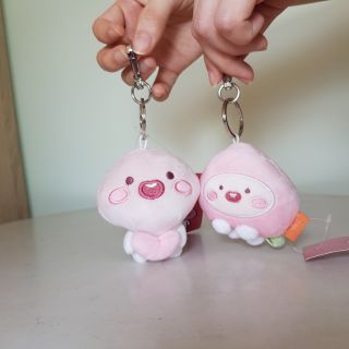 (ขายเป็นคู่) พวงกุญแจ Kakao Friend apeach พีช (งานเกรดเอ)