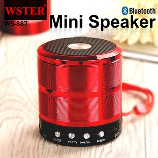 ลำโพง Bluetooth ลำโพง ไร้สาย Mini Speaker WS-887 พกพาสะดวก