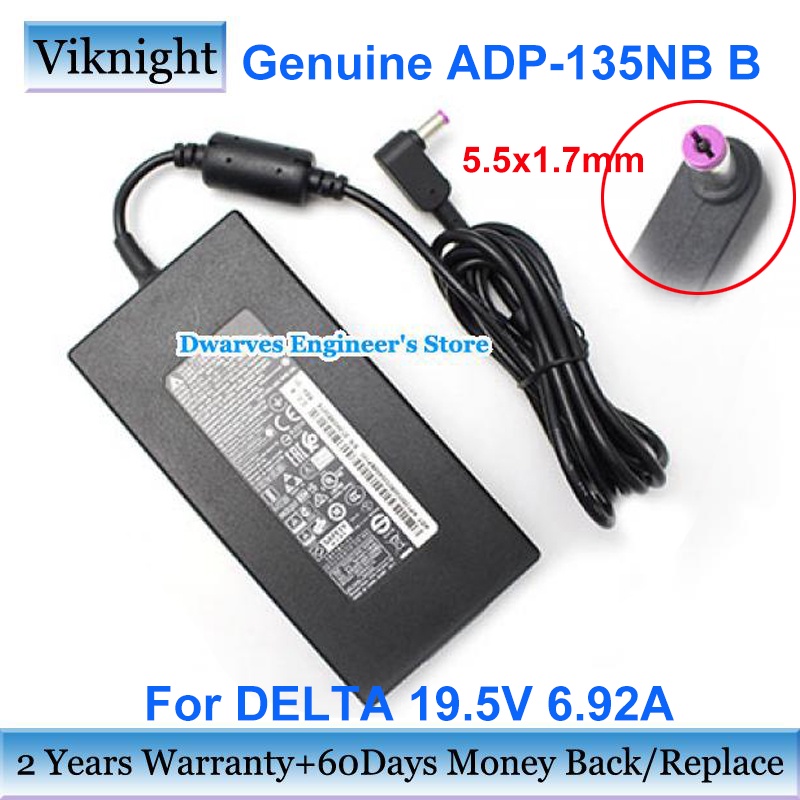 Original ADP-135NB B DELTA AC Adapter 19.5V 6.92A For Acer AN515-54 Series B18C3 NITRO 5 For LITEON PA-1131-26 Laptop Ch