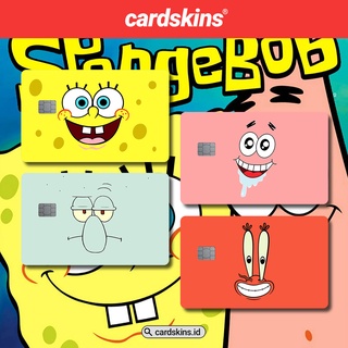 Spongebob EDITION PT2 | สติกเกอร์การ์ด Garskin ATM ATM SKIN DEBIT CREDIT EMONEY FLAZZ | หนังการ์ด