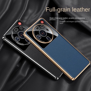 เคสโทรศัพท์มือถือหนังแท้ กันกระแทก สําหรับ Xiaomi 12S Ultra 12S Pro