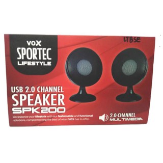 ลำโพงคอมพิวเตอร์ Vox SPK200 SPRTEC LIFSTYLE USB 2.0