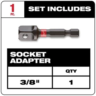 Milwaukee แปลงหัวบล็อค(อะแดปเตอร์) Impact Socket Adapter