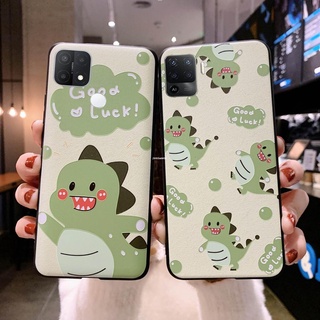 เคส-For Samsung A03S A22 A03S A32 A71 A52 A12 A42 A02S A21S A31 A10 A30 A50 A70 A30 A20 A11 Cute Dinosaur |GNC Phone Case