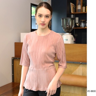 AMILA Blouse VE-B830 by VERONIQA พลีทแฟนซี แขนยาว IGPU22-4