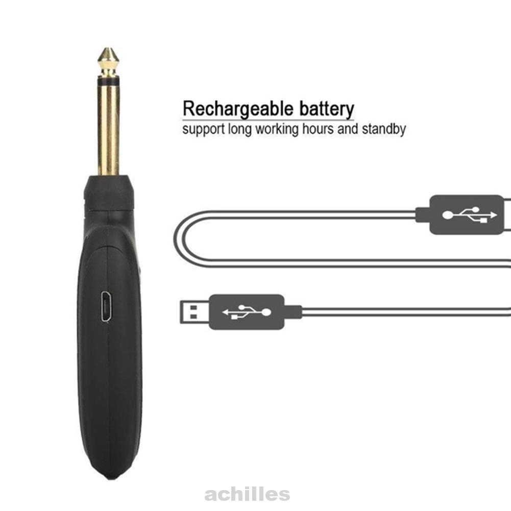 Wireless Transmitter Receiver System Bass Electric Rechargeable