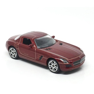 Majorette Mercedes Benz SLS - Dark Red Color /Wheels D5S /scale 1/59 (3 inches) no Package