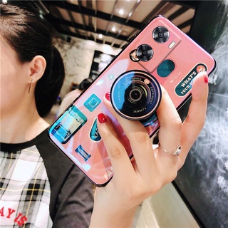 เคสโทรศัพท์มือถือ แบบนิ่ม ลายกล้องถ่ายรูป สไตล์เรโทร สําหรับ OPPO A57 2022 A77s A77 5G A96 4G A76 A57 OPPOA77s