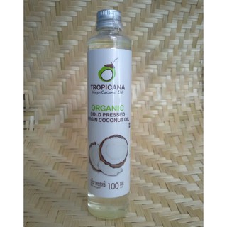 Tropicana Virgin Oil 100% 100 ml. ทรอปิคาน่า น้ำมันมะพร้าว สกัดเย็นออร์แกนิค100%