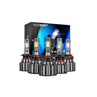 NovSight F03 ไฟหน้ารถ ไฟตัดหมอก รับประกัน 2 ปี H11 H7 H4 9005 9006 ไฟ Led 15000Lm 80W 6000K สําหรับติดรถยนต์ Car Led Headlight Bulb Super Bright