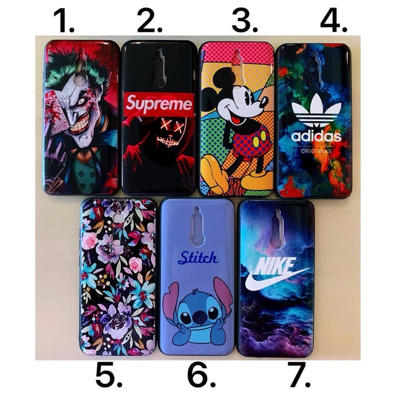 Redmi 8 Casing Jocker/ดอกไม้/Stitch